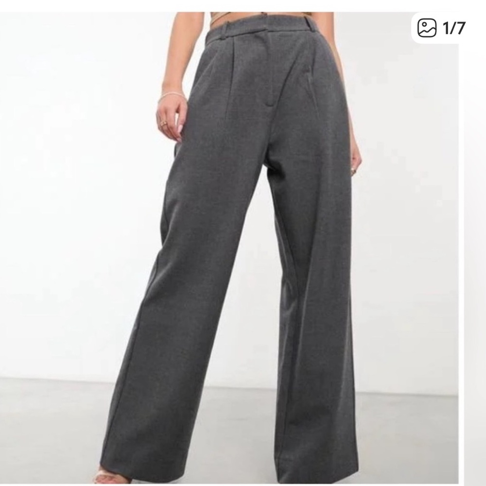Abercrombie sloane Gray Tailored Suiting Pants